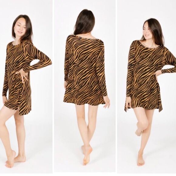 Smash & Tess - Animal Print Swing Dress (Size: Small) - Picture 1 of 7
